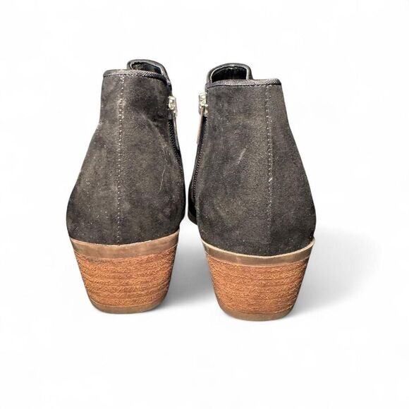 Circus by Sam Edelman Women's Black Suede low heel Ankle Booties Size 8 - Picture 3 of 7